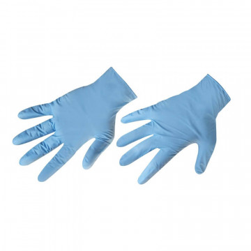 Disposable Blue Nitrile Gloves - Box of 100