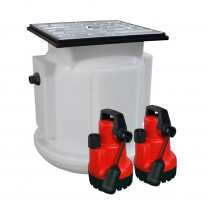 UberSeal Basement Sump Pump System - Dual | Resincoat