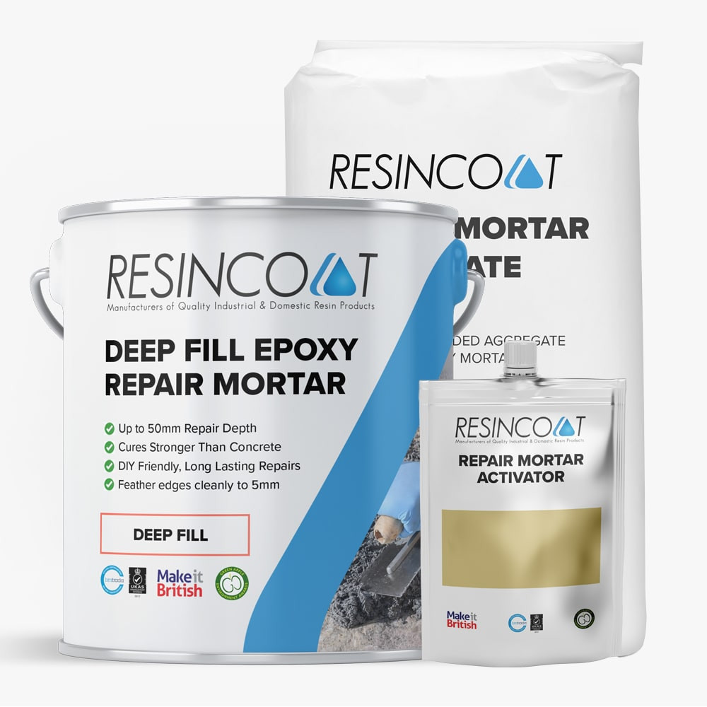 Deep Fill Epoxy Concrete Repair Mortar | Resincoat
