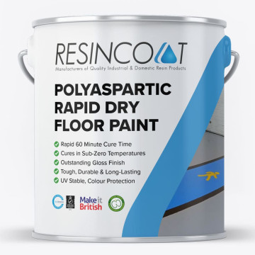 Polyaspartic Rapid Dry Floor Paint | Quick Dry | Resincoat